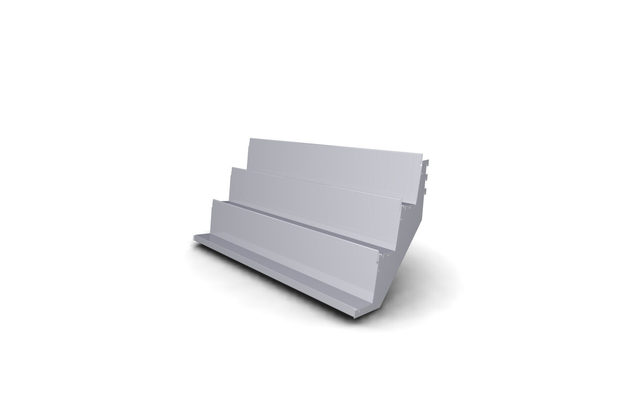 Полка книжная для стеллажа 1 м